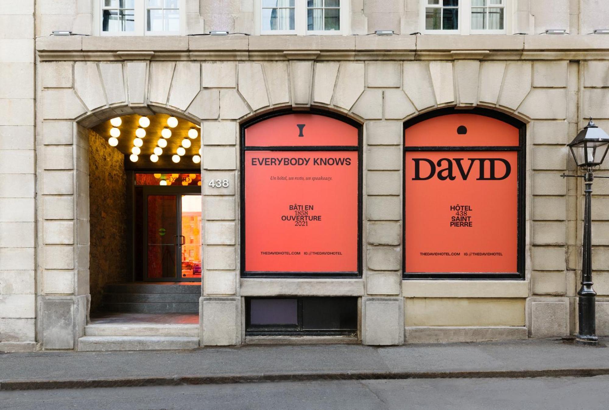 David Hotel Montréal Buitenkant foto